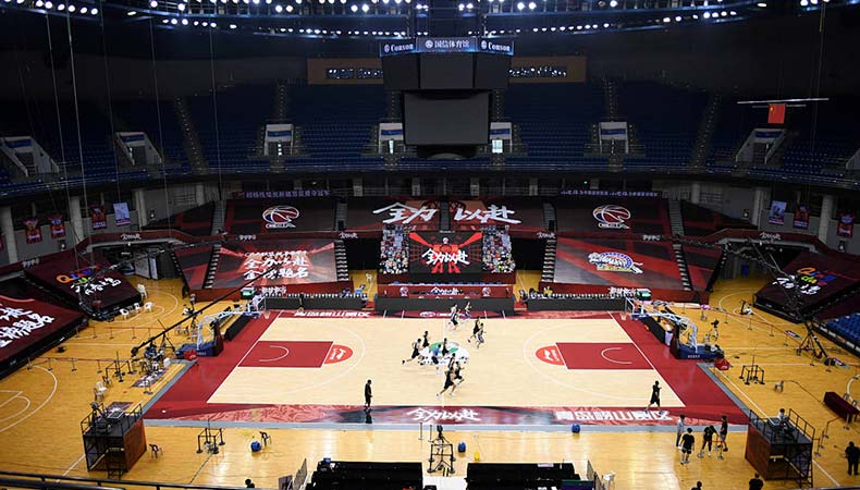 🏀3-0夺冠军点！上海33分大胜广厦张镇麟23+9+6孙铭徽8中2